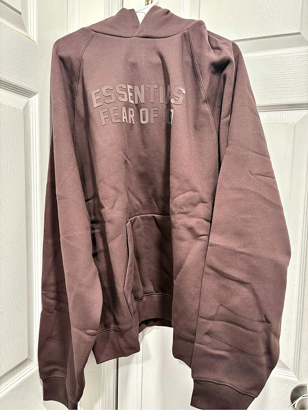 Fear of God Essentials Pullover Hoodie Pullover Hoodie Brown XL NWT